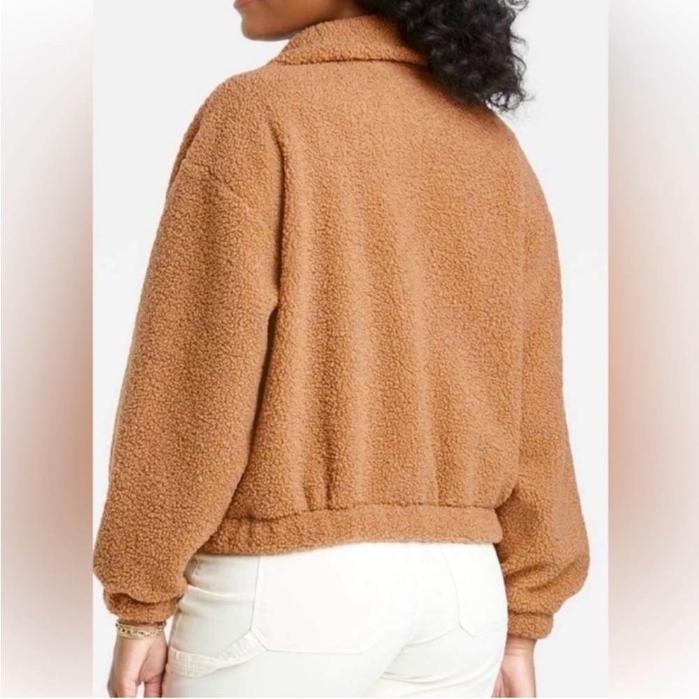 Universal Thread Quarter Zip Teddie - image 2